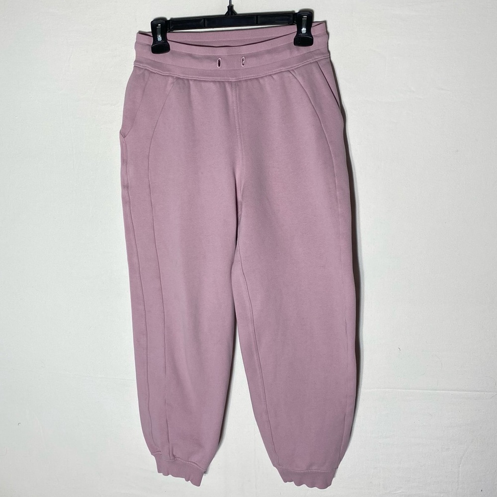 Lululemon Athletica Light Pink Scuba Joggers Activewear Loungewear Sweatpants 4